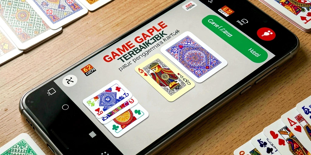 Tampilan gameplay seru di 62IDN yang menampilkan strategi Gaple.