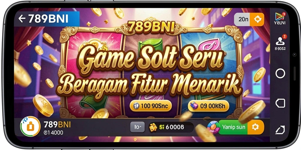 Tampilan menarik dari gameplay Slot 789BNI yang penuh warna.