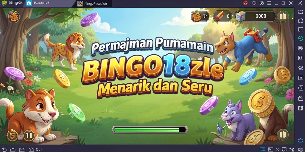 Tampak gameplay seru dari BINGO188 dengan kartu bingo penuh warna.
