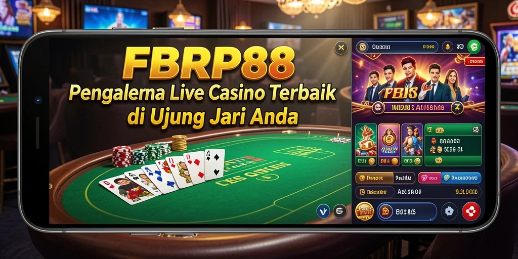 Screenshot FBRP88 menampilkan gameplay Live Casino yang mendebarkan dan interaktif.