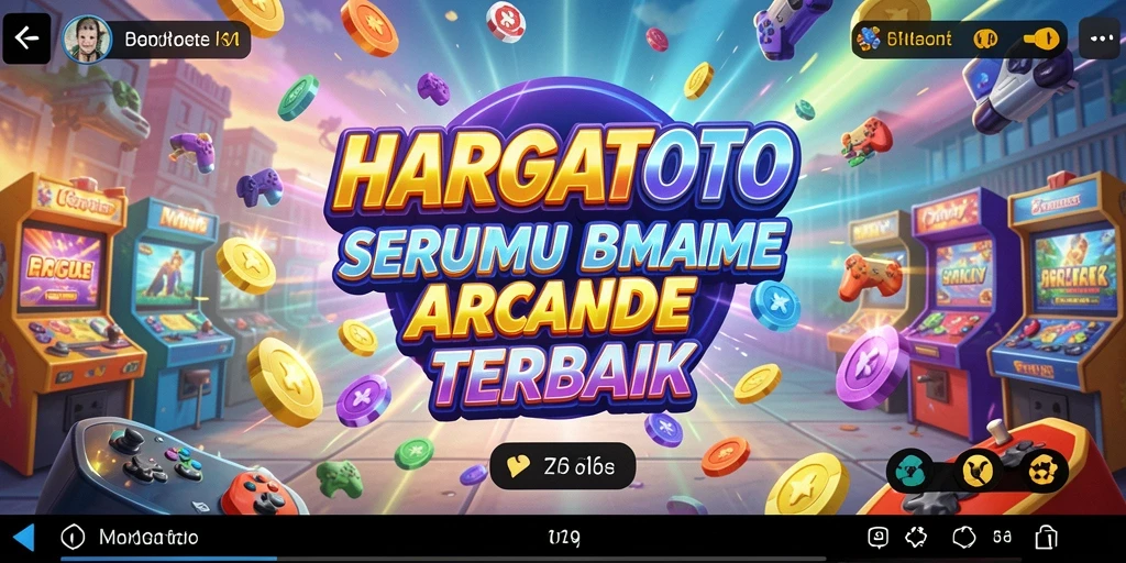 Screenshot gameplay HARGATOTO menunjukkan keseruan dalam menjalani level arcade.