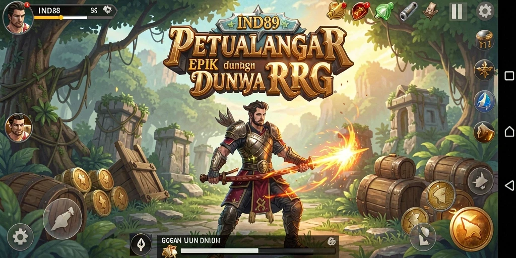 Tampilan gameplay RPG yang menakjubkan dan penuh aksi.