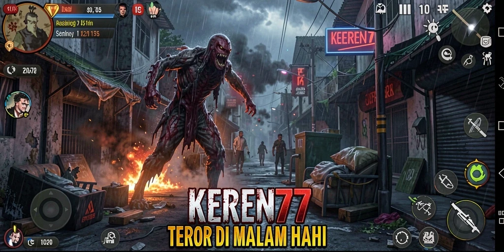 Gameplay menegangkan di KEREN77 menunjukkan suasana seram yang mendalam.