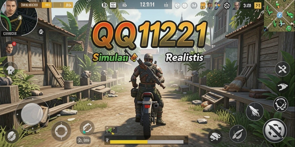 Tampilan gameplay QQ1221 yang menakjubkan dan interaktif.