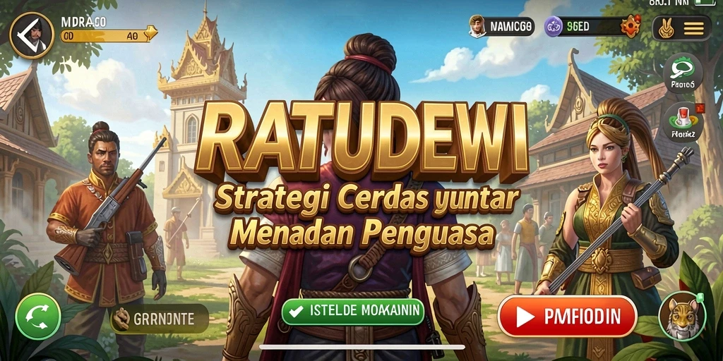 Screenshot gameplay RATUDEWI menampilkan pertarungan strategis yang mendebarkan.
