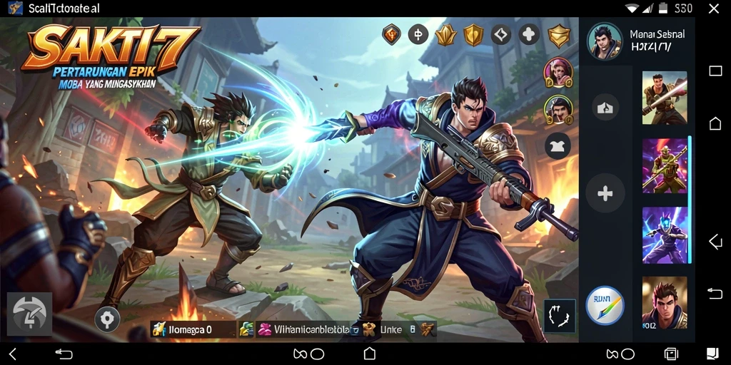 Gameplay MOBA yang memukau dan mendebarkan di SAKTI77.