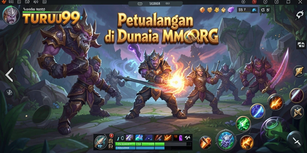 Tampilan gameplay mendebarkan dari TURU99 yang penuh aksi.
